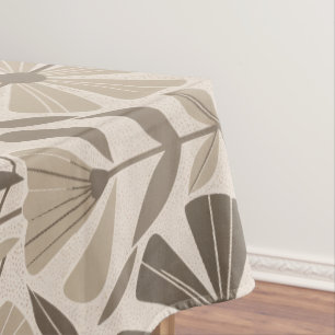 Toalha De Mesa Motivo Floral Geométrico Escandinavo