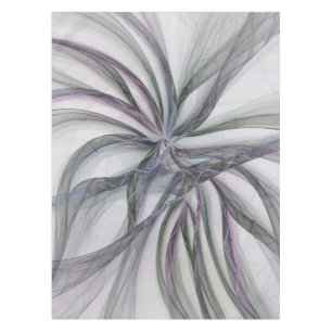 Toalha De Mesa Movimentos Filigrana Moderno Abstrato Fractal Gira