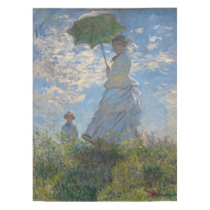 Toalha De Mesa Mulher com Parasol Paisagem Francesa