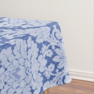 Toalha De Mesa Multi-Size azul do clássico do damasco