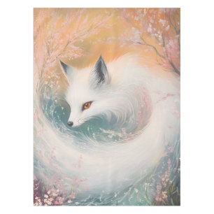 Toalha De Mesa Mystic Bloom Primavera Fox Watercolor