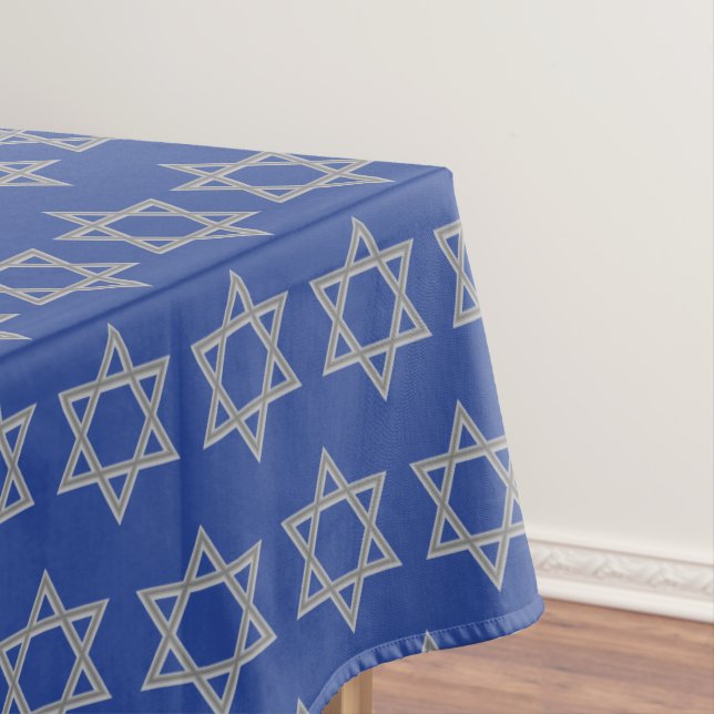 Toalha De Mesa Na moda | Chanukah | ESTRELA DE DAVI (Posição Original)