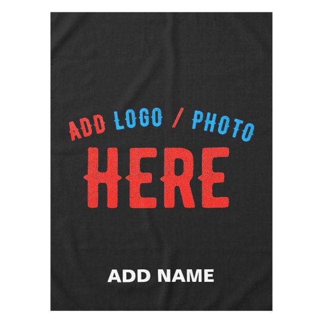 TOALHA DE MESA NA MODA MODERNO PERSONALIZÁVEL NEGRO VERIFICADO CO (Frente)