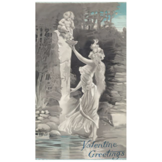 Toalha De Mesa Namorados Anjo e Deusa