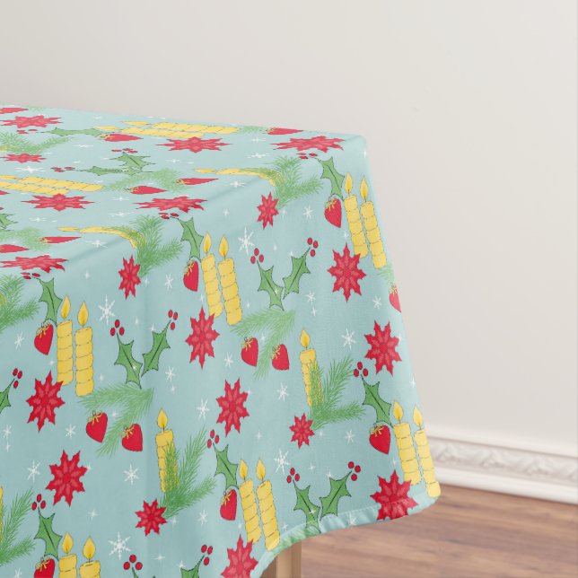 Toalha De Mesa Natal, ano novo. (Posição Original)