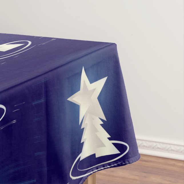 Toalha De Mesa Natal branco (Posição Original)