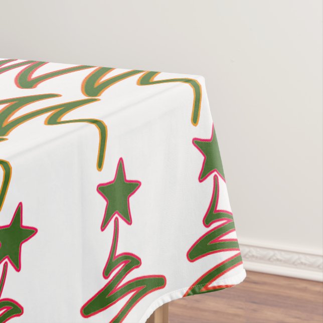 Toalha De Mesa Natal da Estrela de Férias (Posição Original)