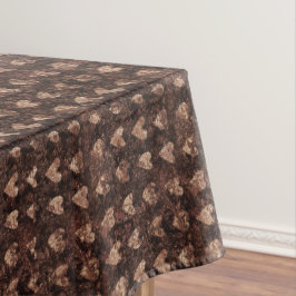 Toalha De Mesa Natal de padrão cardíaco contemporâneo da Tendy