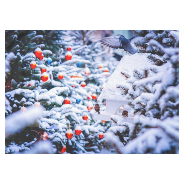 Toalha De Mesa Natal Idyll chic (Frente (Horizontal))