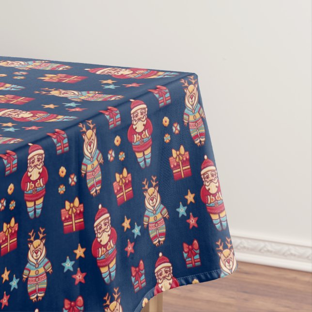 Toalha De Mesa Natal retrô (Posição Original)