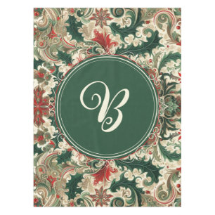 Toalha De Mesa Natal Victoriano/Clássico/Vintage Personalizado
