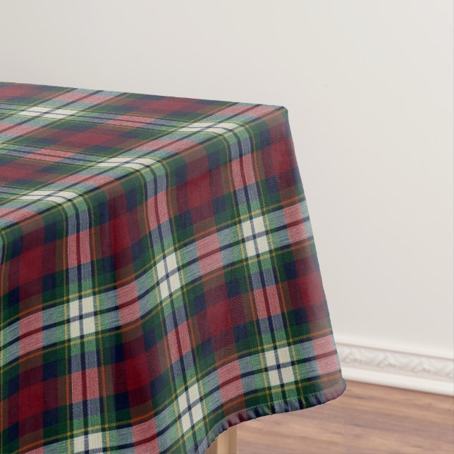 Toalha De Mesa Natal Xadrez Preppy (Posição Original)