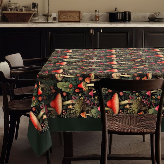 Toalha de Mesa Natureza Personalizada Charme Cotta (Custom Nature Tablecloth Cottagecore Charm)