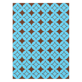 Toalha De Mesa Navio azul e marrom