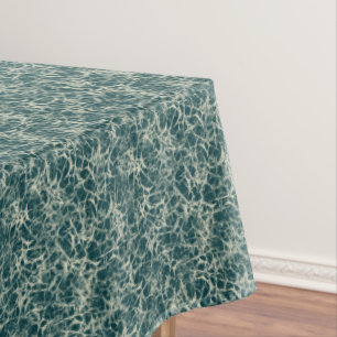 Toalha De Mesa Neurônios de rede em Teal - padrão perfeito.
