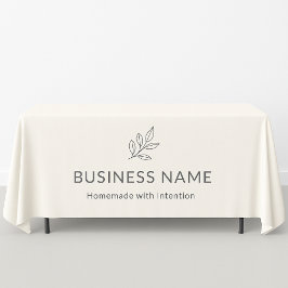 Toalha De Mesa Neutral Botanical Logo Display Minimalist