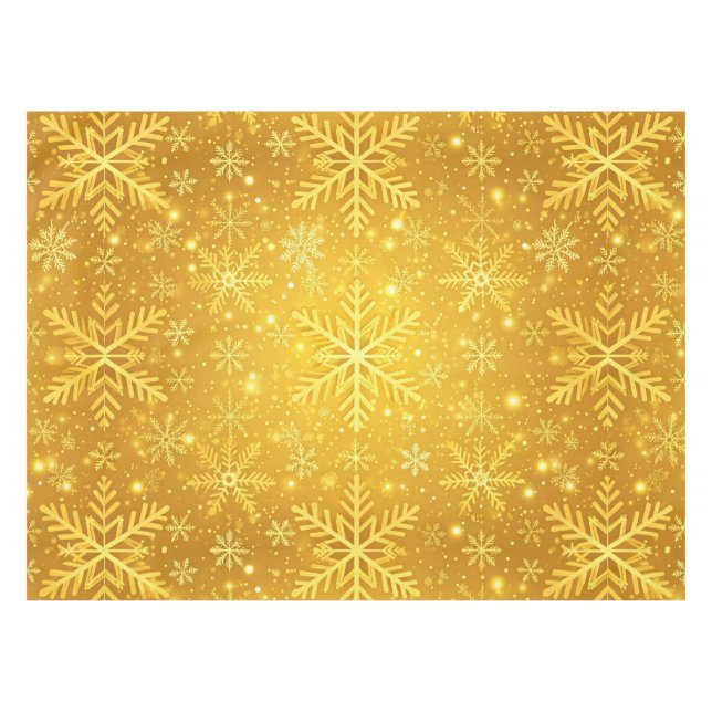 Toalha De Mesa Neve Dourada (Frente (Horizontal))
