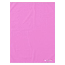 Toalha De Mesa Nome da cor rosa de apphire
