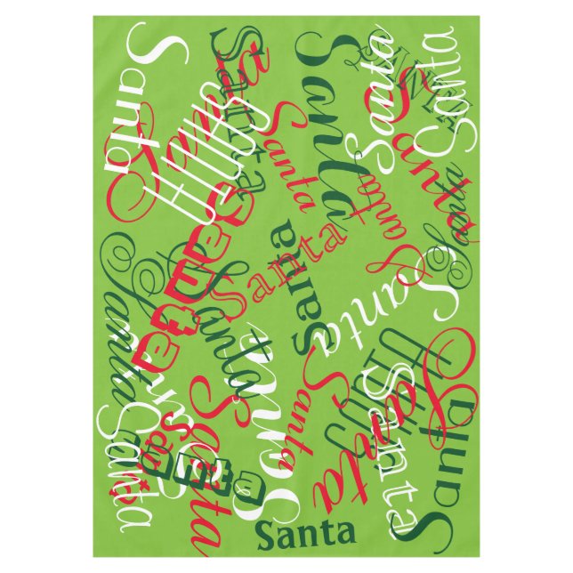 Toalha De Mesa Nomes (Frente)