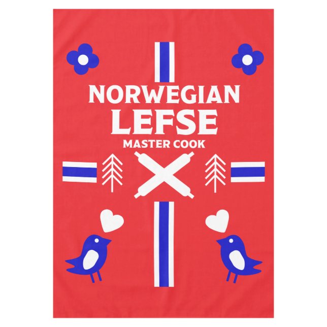 Toalha De Mesa Norueguês - Esquerda Flatpão Apron (Frente)