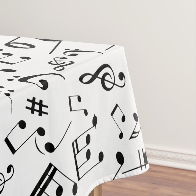 Toalha De Mesa Notas Musicais 3 (Posição Original)