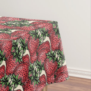 Toalha De Mesa Novo padrão de morango Inspiração na Fruta de V