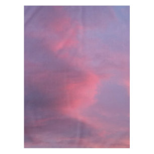 Toalha De Mesa Nuvens Rosa Azul