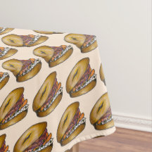 NYC Jewish Deli Bagel Capers Lox Cream Cheese