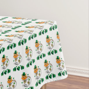 Toalha De Mesa O dia de Patrick de santo do Tablecloth