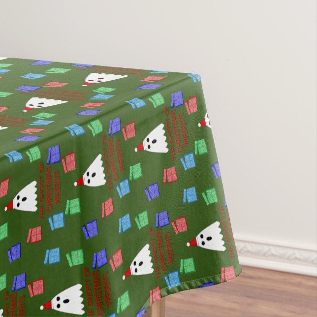 Toalha De Mesa O Fantasma do Natal Apresenta Engraçado (Posição Original)