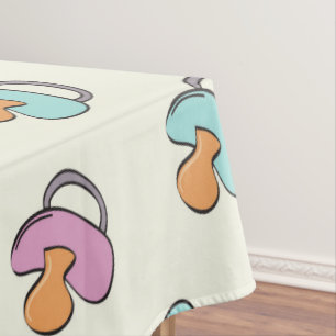 Toalha De Mesa O género adorável do Pacifier revela o chá de