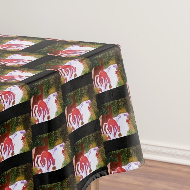 Toalha De Mesa O HOMEM ENTROU NA mesa FLORESTAL (Posição Original)