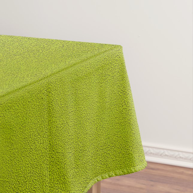 Toalha De Mesa O olhar do Snuggly Chartreuse Green Suede (Posição Original)