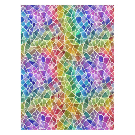 Toalha De Mesa Octagon Geométrico do Abstrato de Litter