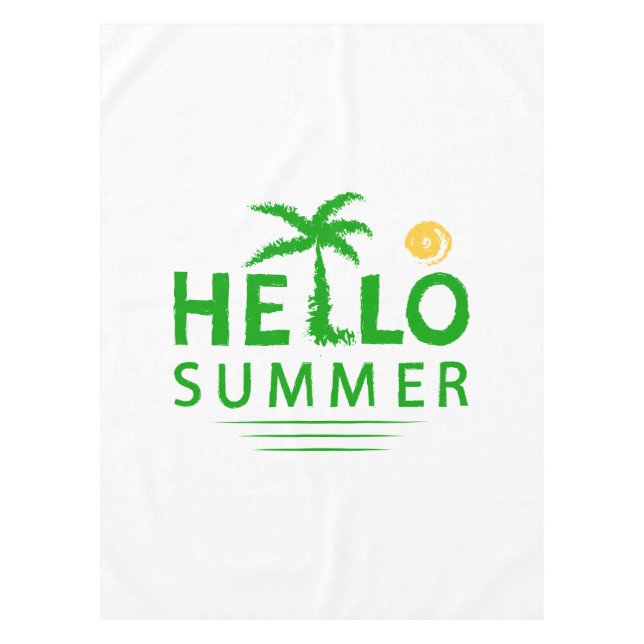 Toalha De Mesa Olá Summer (Frente)