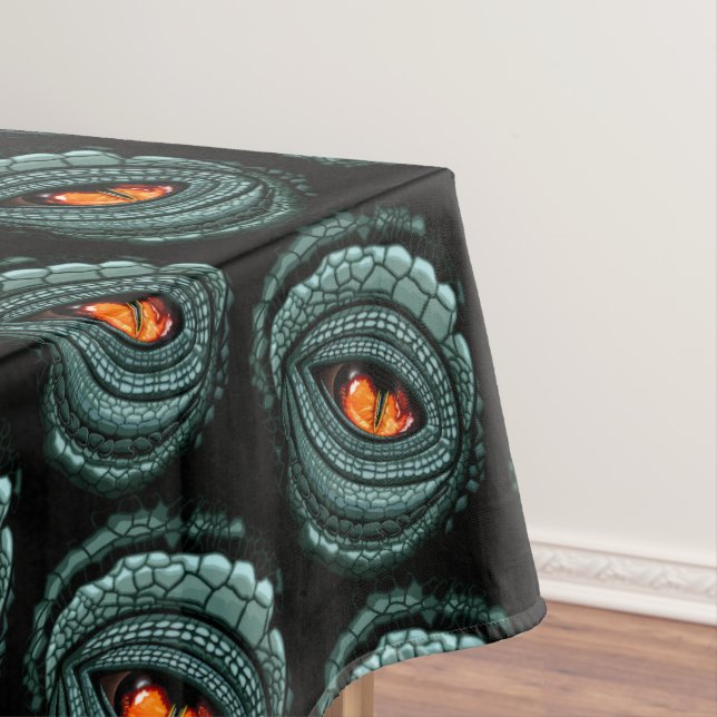 Toalha De Mesa Olho de Predador Réptil Primitivo (Posição Original)