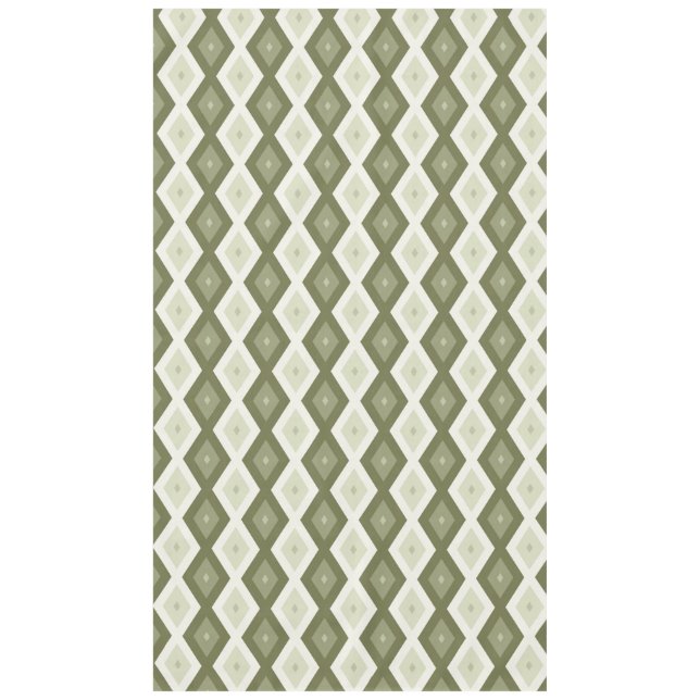Toalha De Mesa Olive green diamond pattern (Frente)