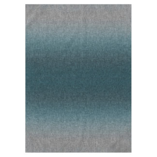 Toalha De Mesa Ombre Abstract Teal Green Blue Grey Crosshatch
