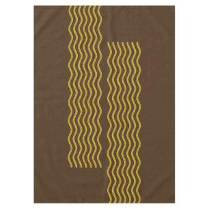 Toalha De Mesa Ondas bonito - ouro + seu backgr, texto e ideias
