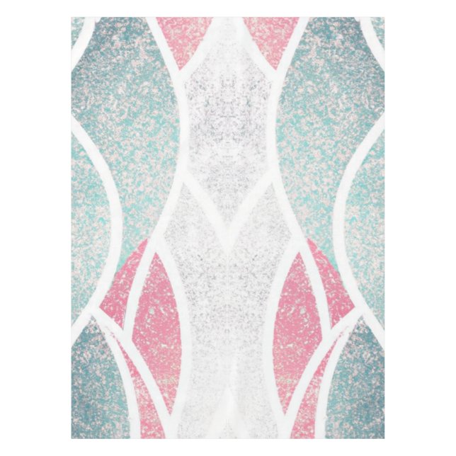 Toalha De Mesa Ondas de abstrato costeira/praia (Frente)