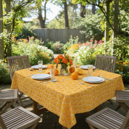 Toalha De Mesa Orange Slices Tablecloth Citrus Summer Party Table
