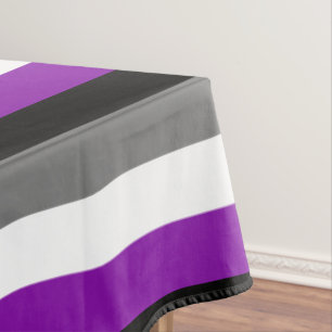 Toalha De Mesa Orgulho Assexual, Orgulho LGBTQ, Impressão com dis