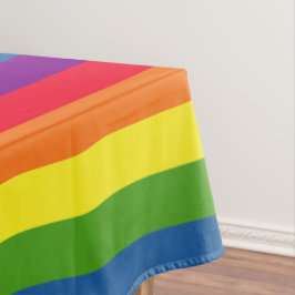 Toalha De Mesa Orgulho gay de Sinalizador Colorido do Arco-Íris