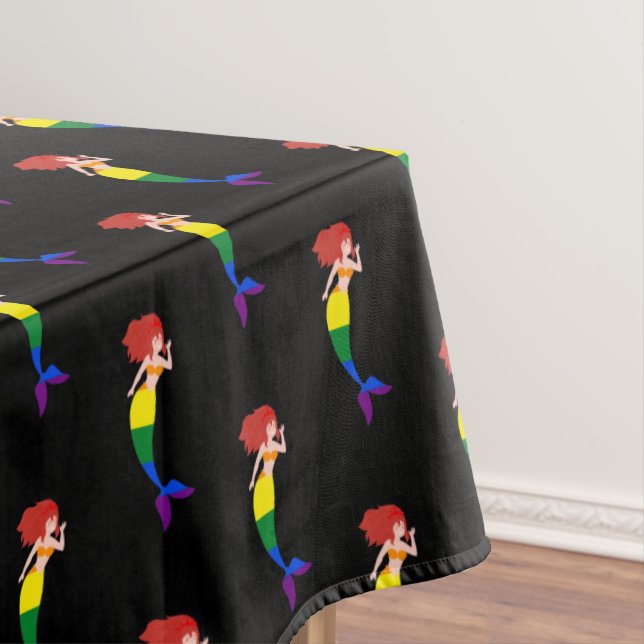 Toalha De Mesa Orgulho Mermaid (Posição Original)