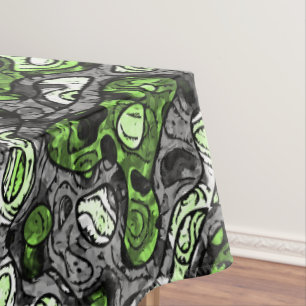 Toalha De Mesa Orgulhoso Groovy Trippy Grungy Funky Abstrato Agên