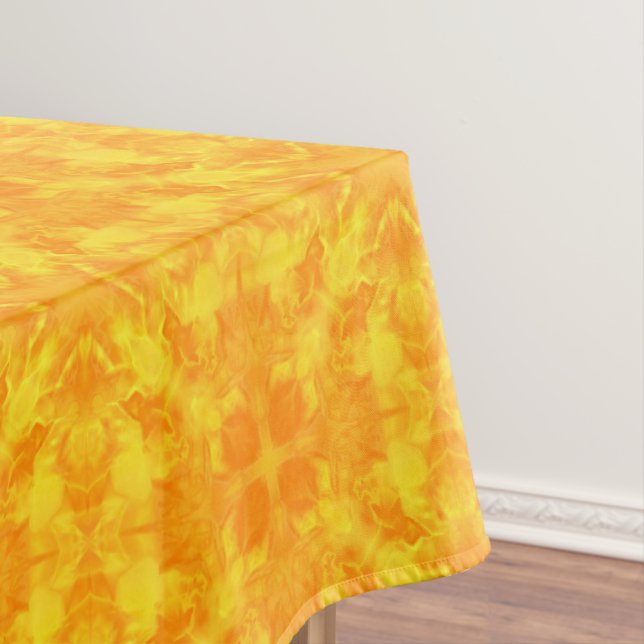 Toalha De Mesa Ornamento amarelo (Posição Original)