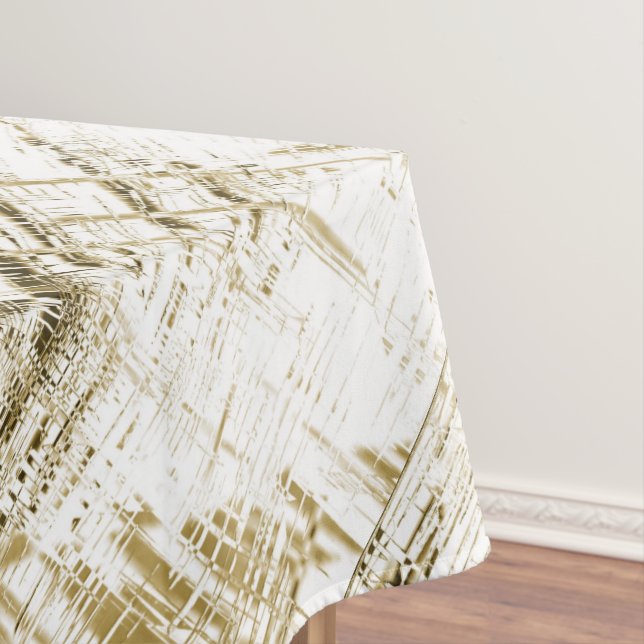 Toalha De Mesa Ouro Art Deco (Posição Original)