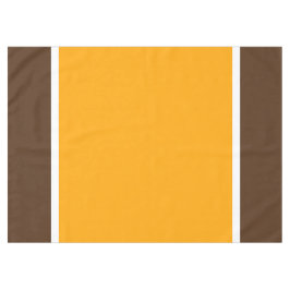 Toalha De Mesa Ouro Branco Amarelo-escuro Cacau Castanho Stripes 