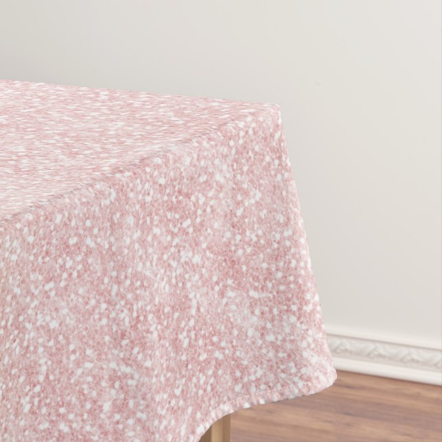 Toalha De Mesa Ouro esfarelado elegante e design de confete azul  (Posição Original)