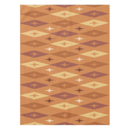 Toalha De Mesa Ouros Atômicos de 1950 Estrelas Laranja